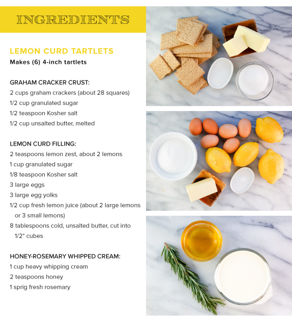 Lemon Curd Tartlets