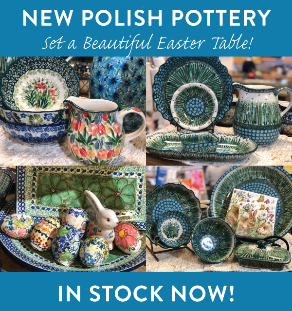 NEW Polish Pottery is in stock now!
