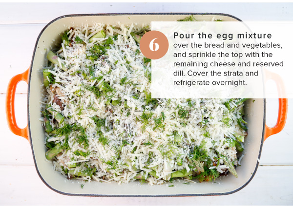 Asparagus and Mushroom Breakfast Strata