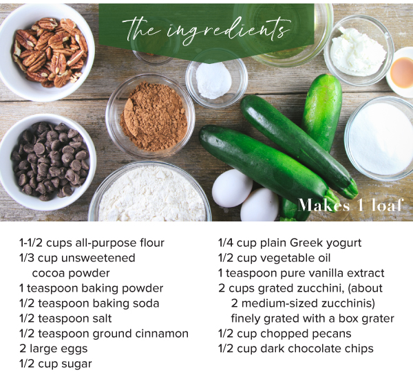 Double Chocolate Zucchini Bread with Pecans