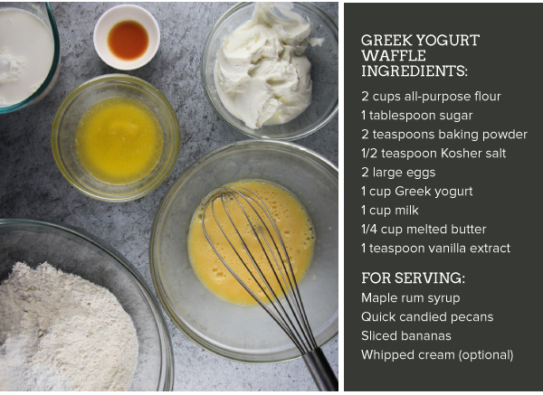 Greek Yogurt Waffles