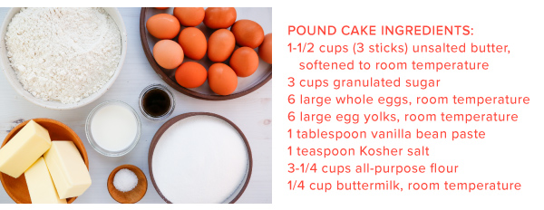 Strawberry Rhubarb Pound Cake