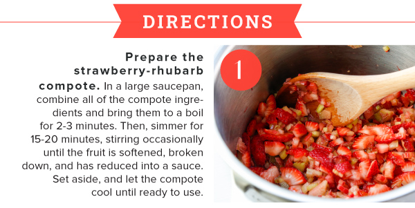 Strawberry Rhubarb Pound Cake