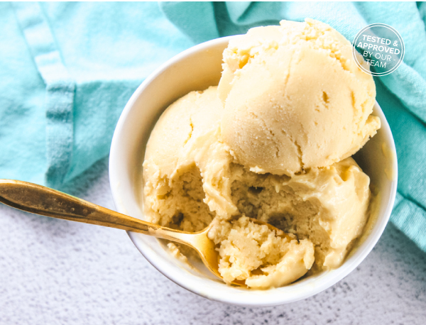 Easy Mango and Coconut Ice Cream