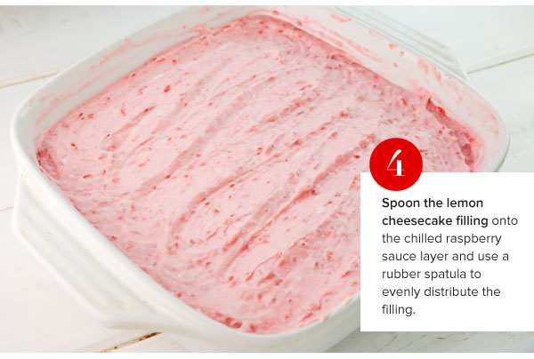 Raspberry Lemon Cheesecake Bars