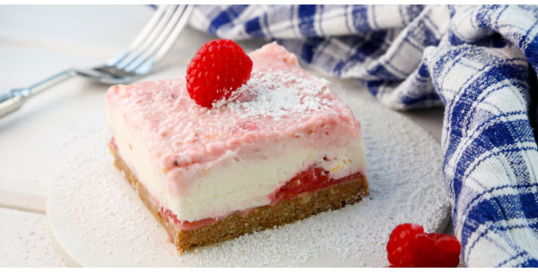 Raspberry Lemon Cheesecake Bars