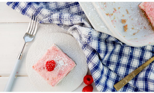 Raspberry Lemon Cheesecake Bars