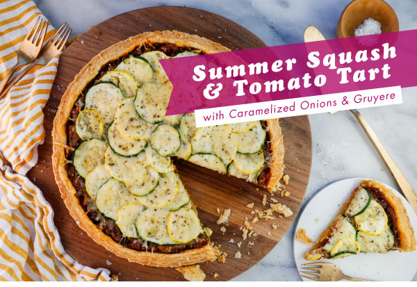 Summer Squash and Tomato Tart