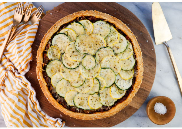 Summer Squash and Tomato Tart