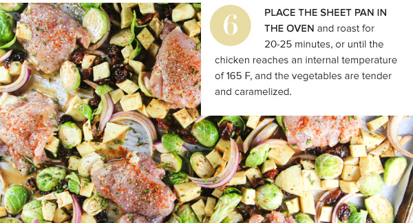 Apple Cider Chicken Sheet Pan Dinner