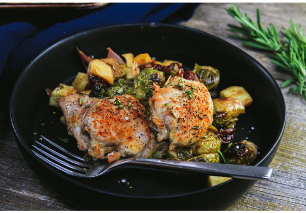 Apple Cider Chicken Sheet Pan Dinner