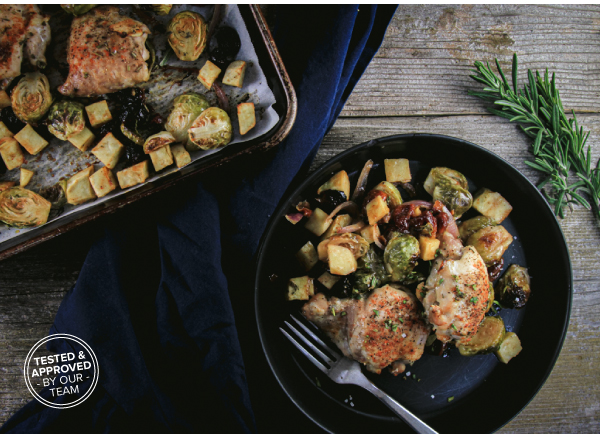 Apple Cider Chicken Sheet Pan Dinner