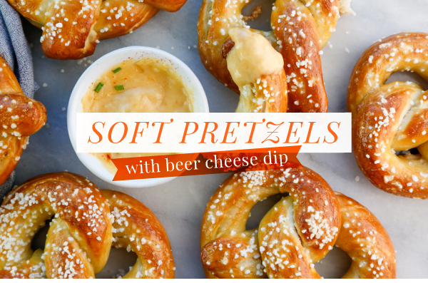 Soft Pretzels with Beer Cheese Dip