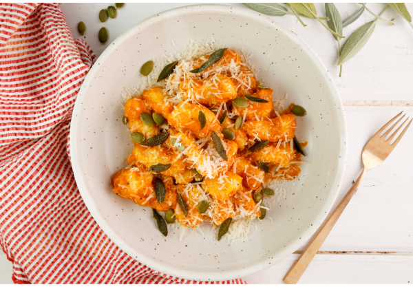 Homemade Gnocchi with Pumpkin Sage Sauce