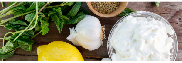 Roasted Carrots with Lemon-Mint Yogurt Sauce