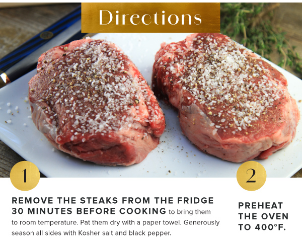 Filet Mignon with a Simple Chasseur Sauce