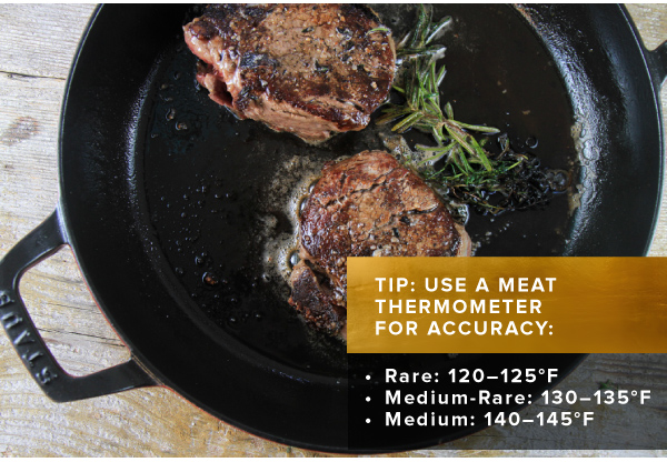 Filet Mignon with a Simple Chasseur Sauce