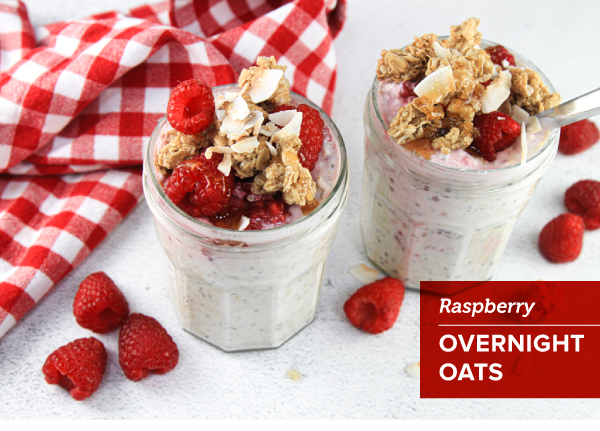 Raspberry Overnight Oats