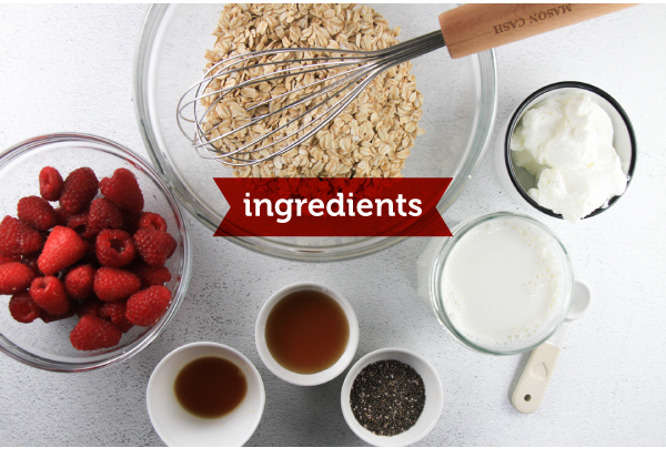 Raspberry Overnight Oats