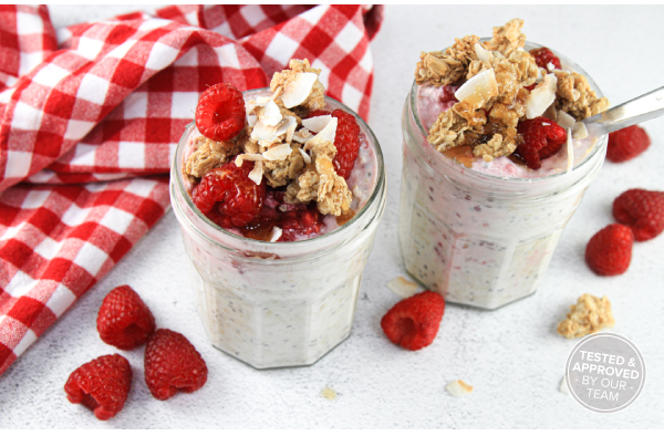 Raspberry Overnight Oats