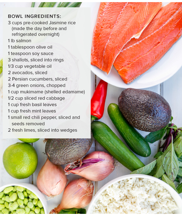 Crispy Rice and Salmon Bowls