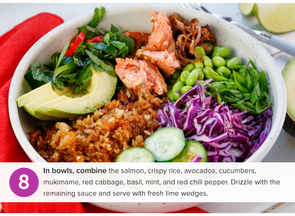 Crispy Rice and Salmon Bowls