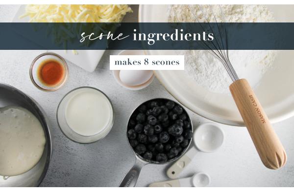 Sourdough Discard Blueberry Scones