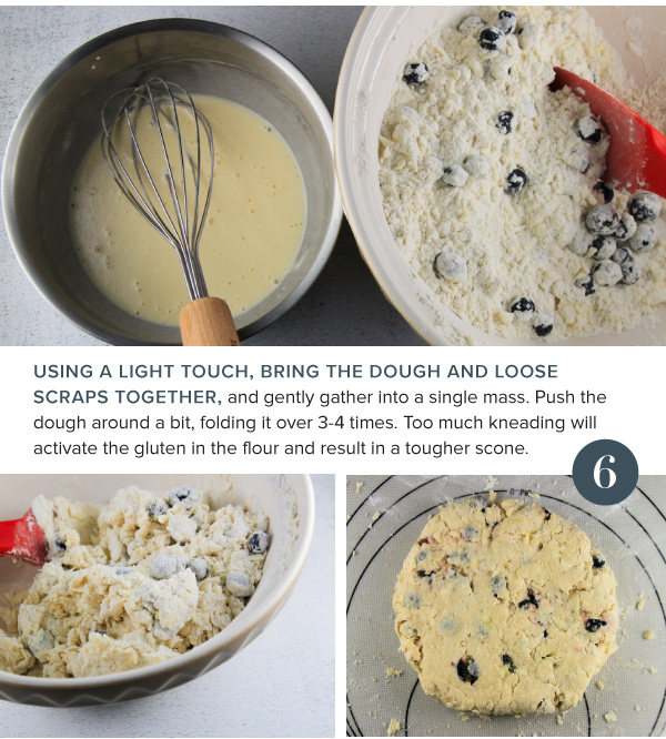 Sourdough Discard Blueberry Scones