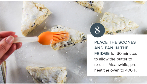 Sourdough Discard Blueberry Scones