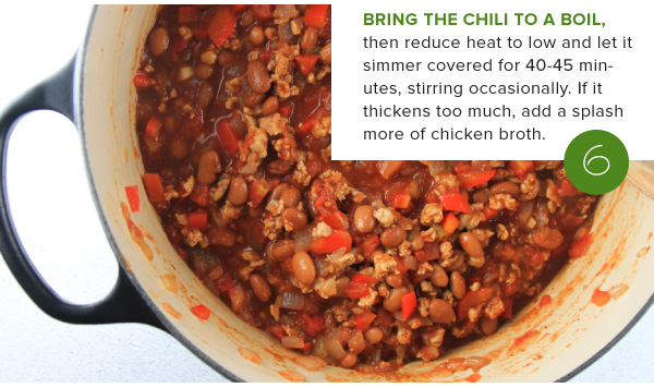 Turkey Chili with all the Toppings