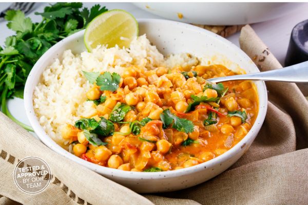Chickpea and Spinach Curry