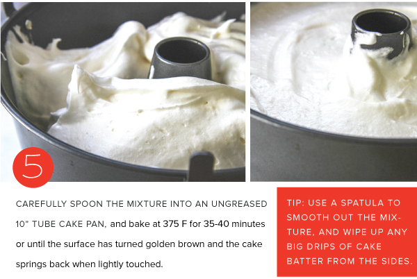 Angel Food Cake with Fresh Cream and Berries