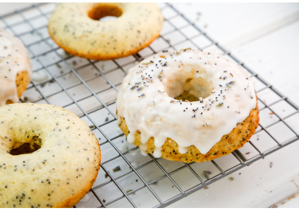 Lemon Poppyseed Donuts