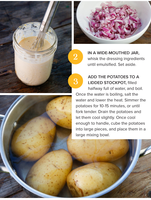 Creamy Lemon Potato Salad with Fresh Herbs