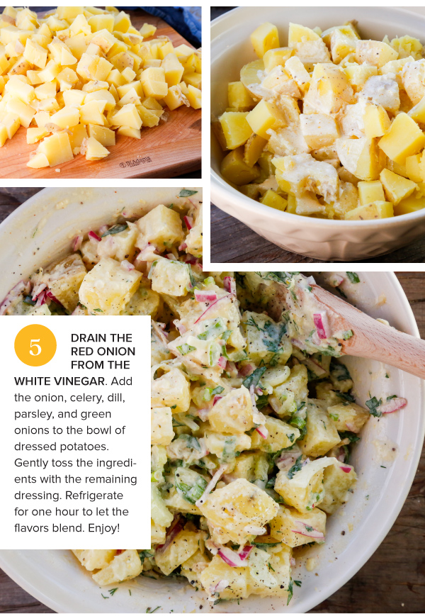 Creamy Lemon Potato Salad with Fresh Herbs
