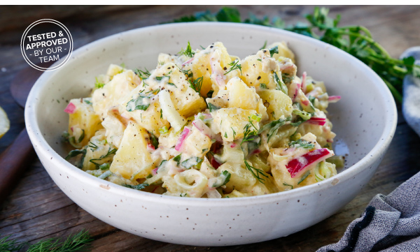 Creamy Lemon Potato Salad with Fresh Herbs