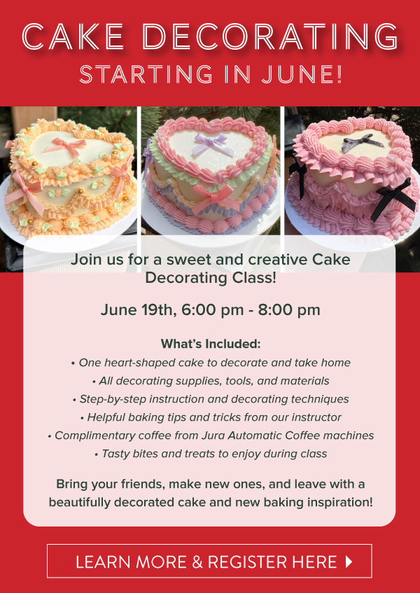Cake Decorating Starting in June