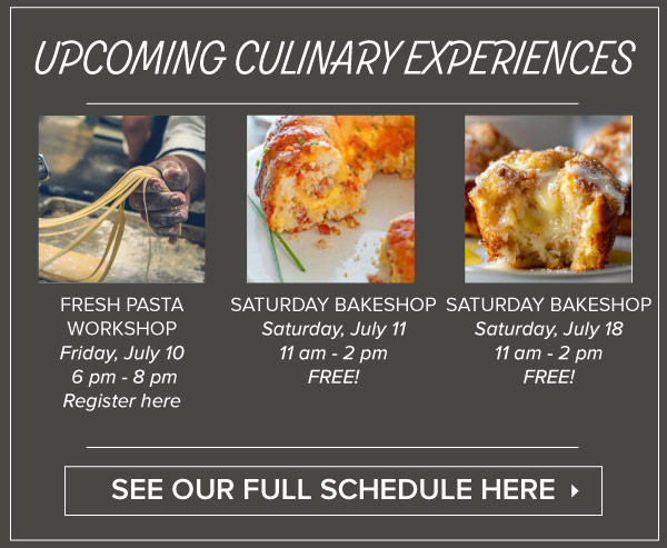 Upcoming Culinary Experiences at the Store