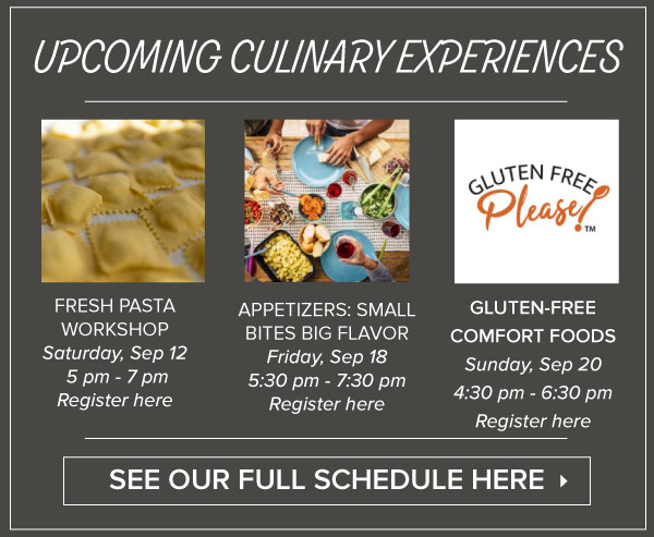 Upcoming Culinary Experiences at the Store