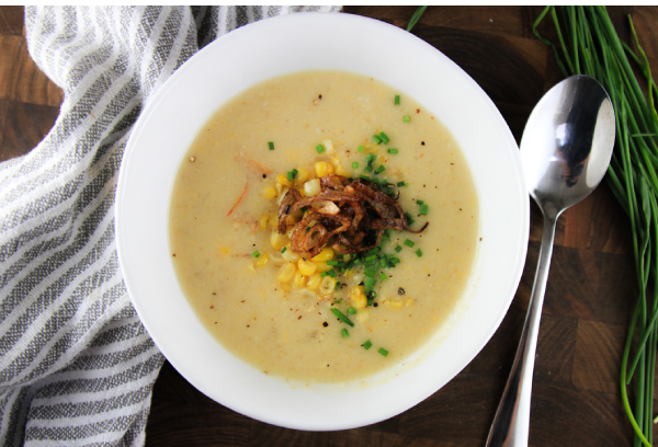 Chicken, Corn and Coconut Soup