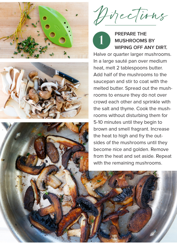 Mushroom Trio and Truffle Risotto