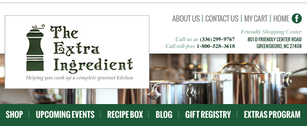 Extra Ingredient Masthead