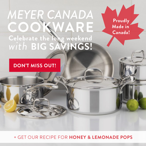 SALE Ends Today! 🇨🇦 BIG SAVINGS on Meyer Canada Cookware! 11 Try-Ply  Nonstick Fry Pan $79.99 + 14L Stainless Steel Stock Pot $139.99 +  Supersteel 10pc Try-Ply Cookware Set $349.99 - Williams Food Equipment